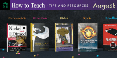 August Author Birthdays & Teaching Resources